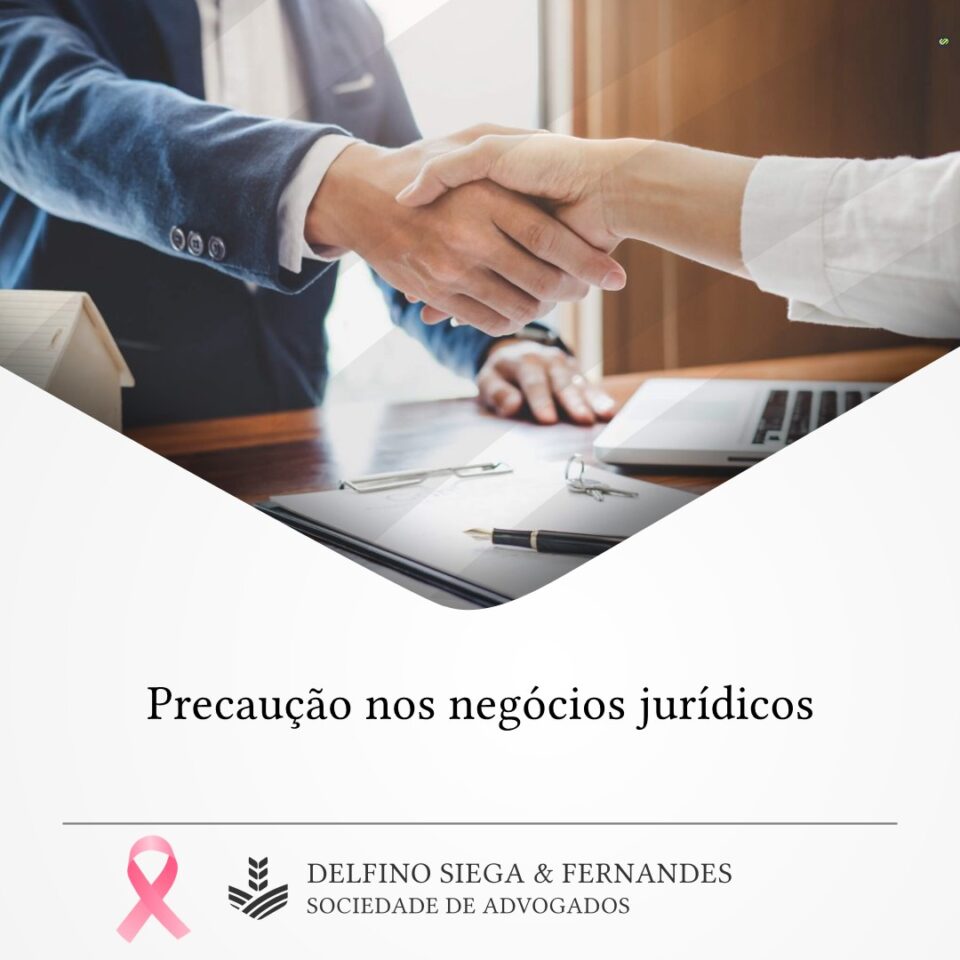 Precaução nos negócios jurídicos